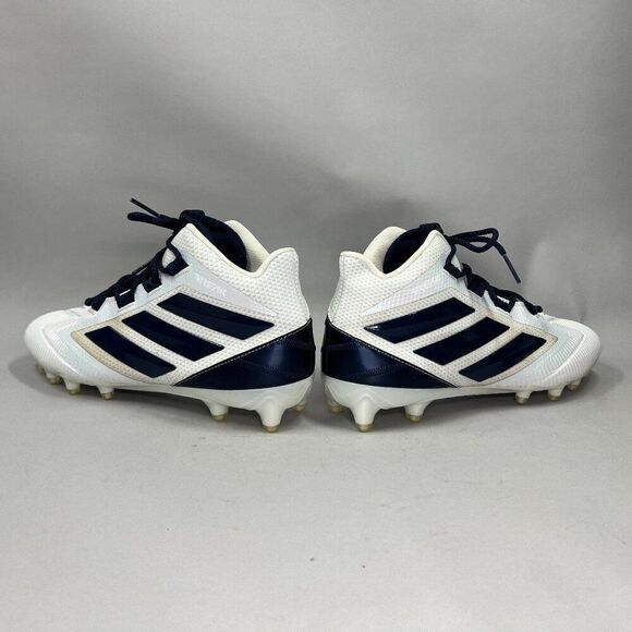 Adidas Freak‎ Carbon Football Cleats Men's Size 13 White Blue Mid Athletic Shoes - Picture 7 of 16